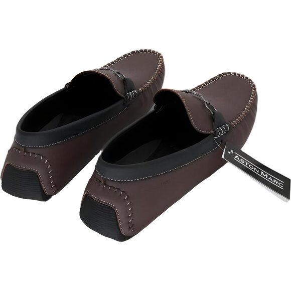 Aston Marc Men's Bit Loafers Renton Brown Driving Moccasins US 11M EU 44 - Picture 3 of 6